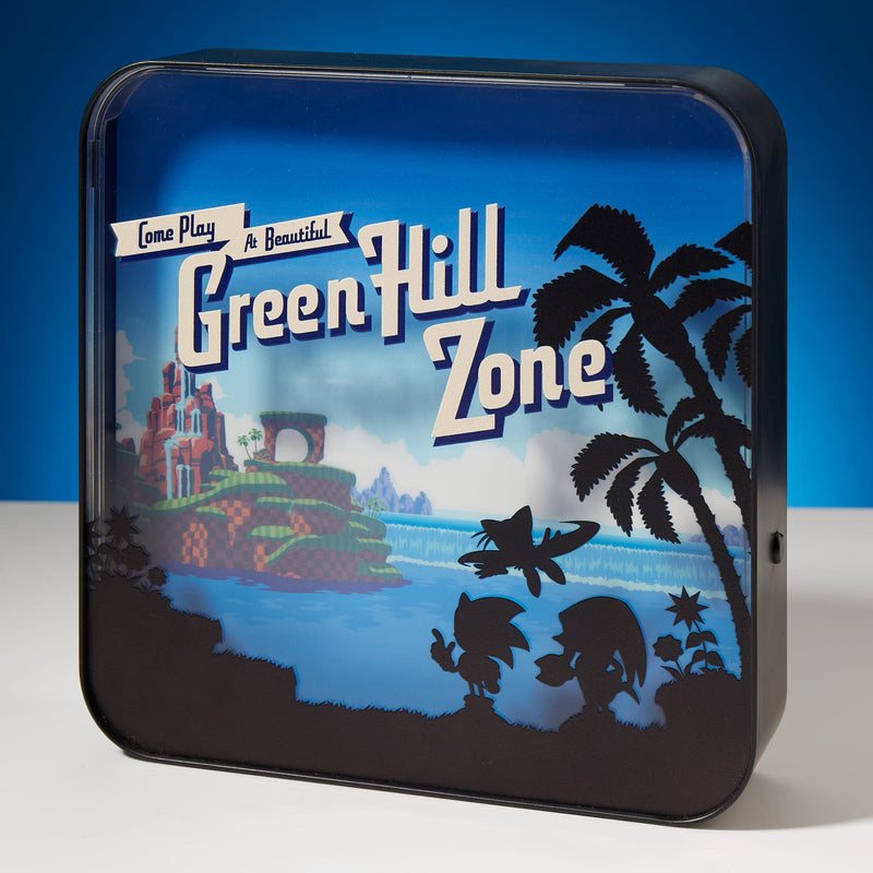 SEGA Official Sonic the Hedgehog ‘Green Hill Zone’ Acrylic Desk Lamp / Wall Light