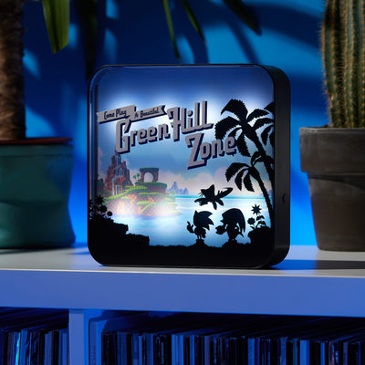 SEGA Official Sonic the Hedgehog ‘Green Hill Zone’ Acrylic Desk Lamp / Wall Light