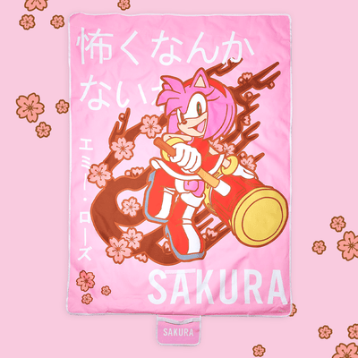 SEGA SHOP UK Sega Sakura Pink Amy Rose Picnic Blanket