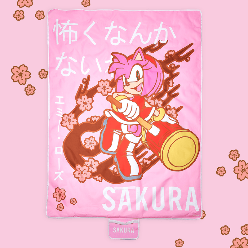 SEGA SHOP UK Sega Sakura Pink Amy Rose Picnic Blanket