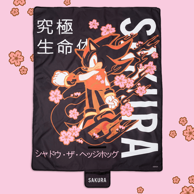 SEGA SHOP UK Sega Sakura Black Shadow Picnic Blanket