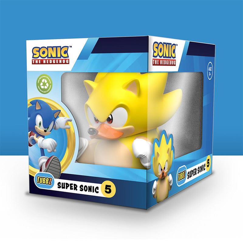 Sonic the Hedgehog Official Sonic the Hedgehog ‘Super Sonic’ TUBBZ  (Boxed Edition)