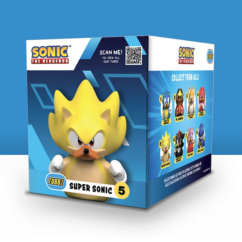 Sonic the Hedgehog Official Sonic the Hedgehog ‘Super Sonic’ TUBBZ  (Boxed Edition)