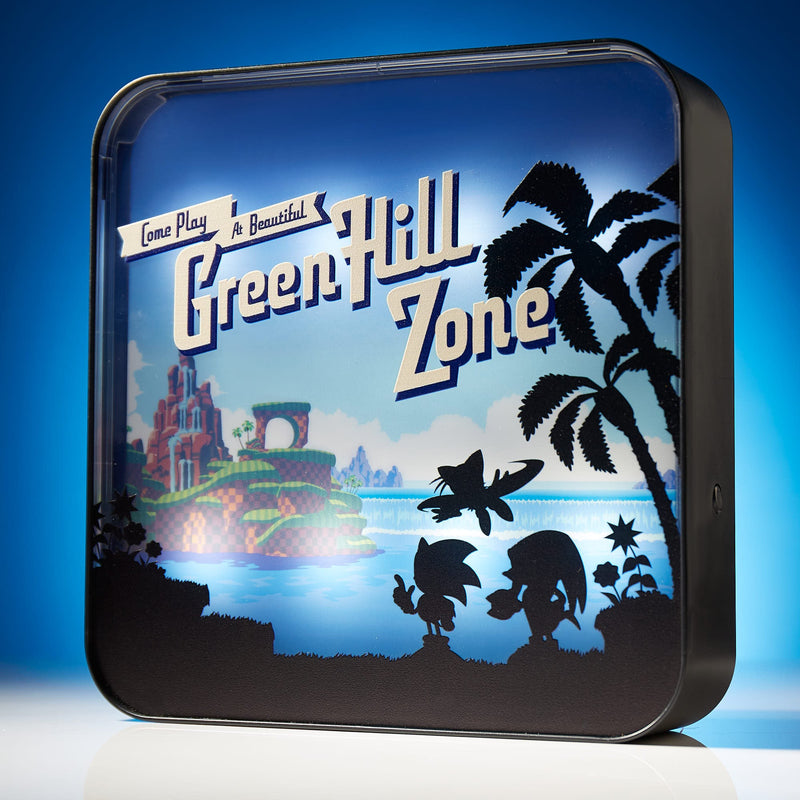 SEGA Official Sonic the Hedgehog ‘Green Hill Zone’ Acrylic Desk Lamp / Wall Light