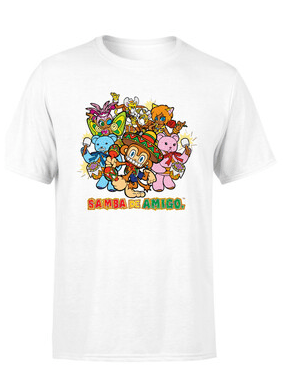 Just Geek Samba De Amigo  White T-Shirt