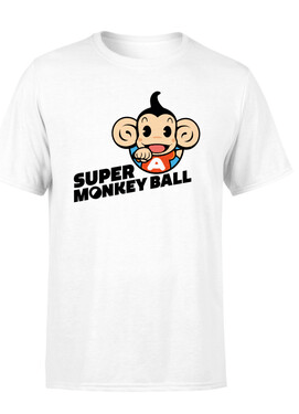 Just Geek Super Monkey Ball White T-Shirt