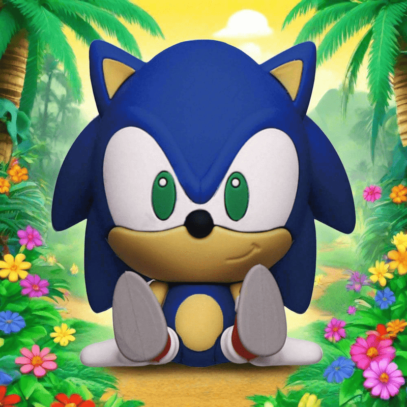 Sonic The Hedgehog Sonic - The Hedgehog Magnet Sonic Sitting