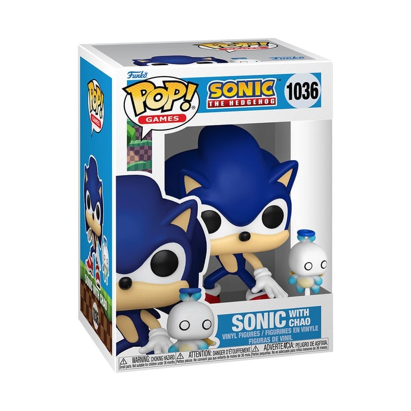 Sonic The Hedgehog Sonic The Hedgehog POP & Buddy! Vinyl Figure Sonic w/ HChao 9 cm